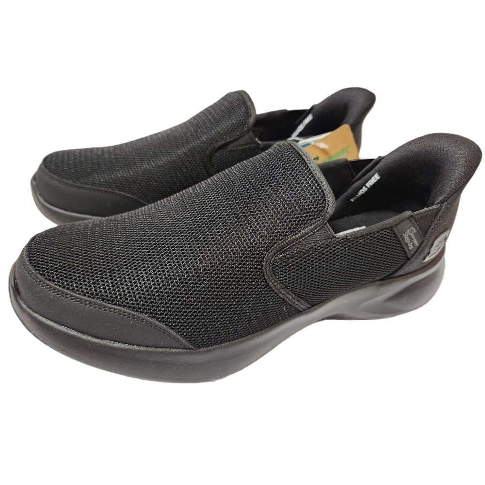 S Sport by Skechers Hands Free Step-Ins – Men's Size 9 – Black – Memory Foam